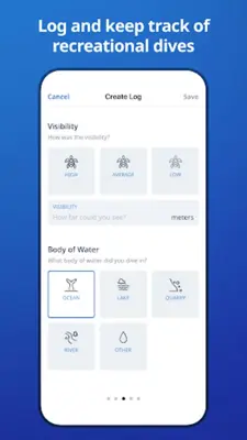 PADI android App screenshot 1