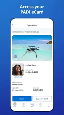 PADI android App screenshot 4